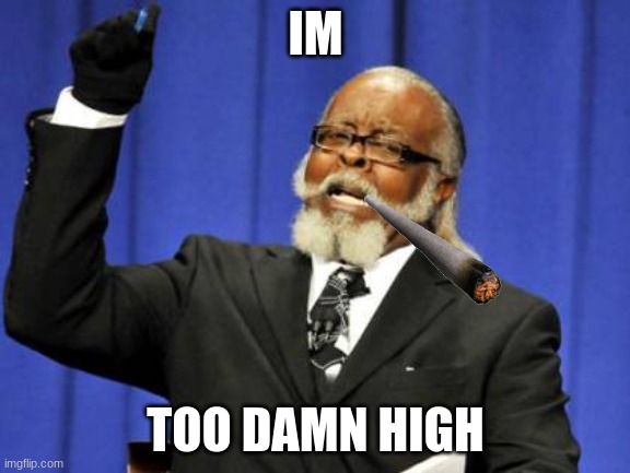 Too Damn High Meme | IM; TOO DAMN HIGH | image tagged in memes,too damn high | made w/ Imgflip meme maker