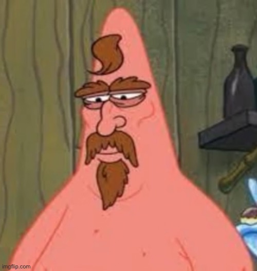 normal patrick | image tagged in memes,spongebob,wtf | made w/ Imgflip meme maker