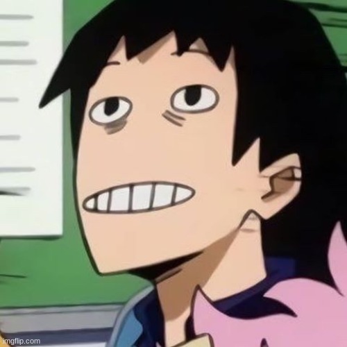 Noseless Sero | image tagged in noseless sero | made w/ Imgflip meme maker