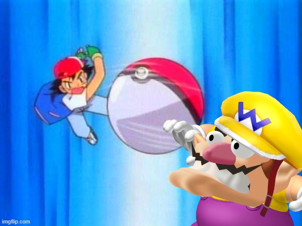 Wario gets captured in a Pokéball.mp3 | image tagged in wario dies,pokemon | made w/ Imgflip meme maker
