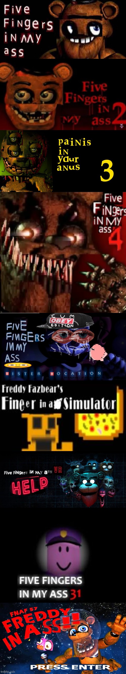 no one asked for this, but here | image tagged in memes,fnaf,wtf | made w/ Imgflip meme maker