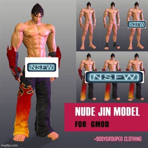 Jin Kazama Naked(Censored) | image tagged in jin,tekken,naked/nude,censored,safe | made w/ Imgflip meme maker