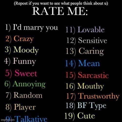 RATE ME | image tagged in rate me | made w/ Imgflip meme maker