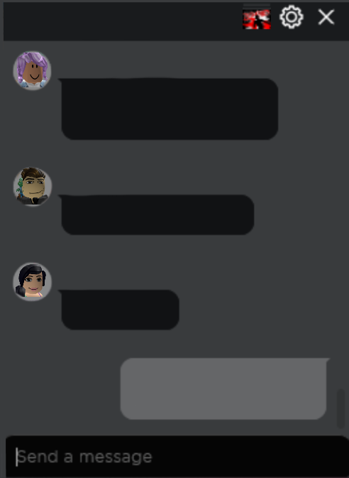 High Quality Roblox Chat Blank Meme Template