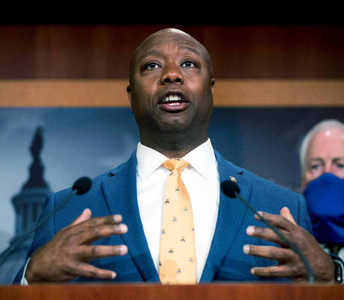 High Quality senator tim scott if i was president Blank Meme Template