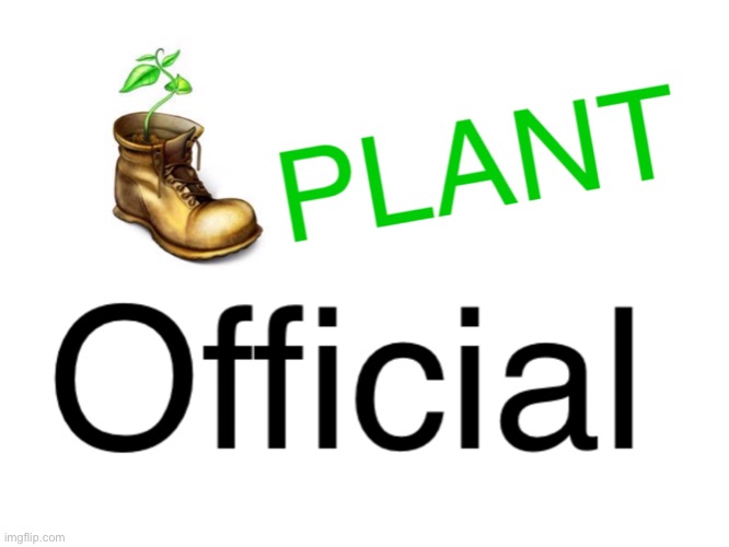 Plant_Official’s logo | image tagged in plant_official,logos | made w/ Imgflip meme maker