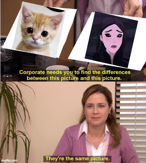 Proof that cats use Dark Magic | image tagged in memes,they're the same picture,dragon prince,cats,cute cat,magic | made w/ Imgflip meme maker