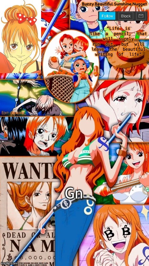 Nami temp tysm X-Virus :3 | Gn | image tagged in nami temp tysm x-virus 3 | made w/ Imgflip meme maker