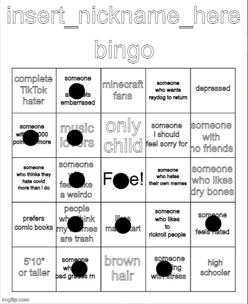 bingo :D | made w/ Imgflip meme maker