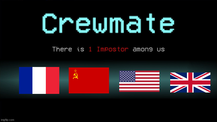 I know all of you guys know it. | image tagged in cold war | made w/ Imgflip meme maker