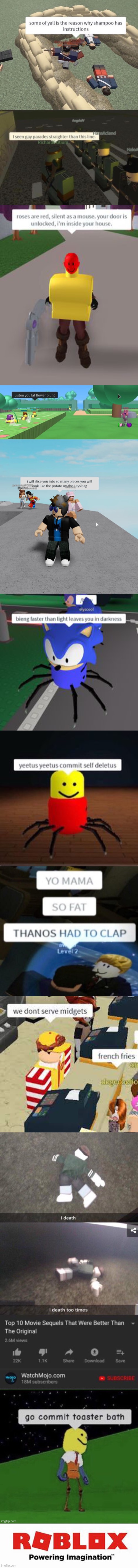 best insults roblox