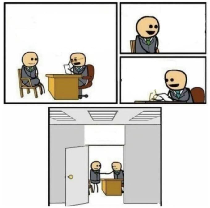 Cyanide and Happiness Interview Blank Meme Template