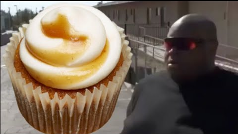 Edp445 with a cupcake