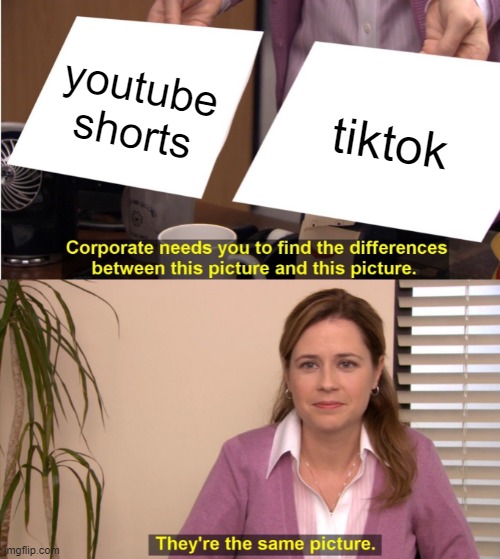 free epic fuyu | youtube shorts; tiktok | image tagged in memes,they're the same picture | made w/ Imgflip meme maker
