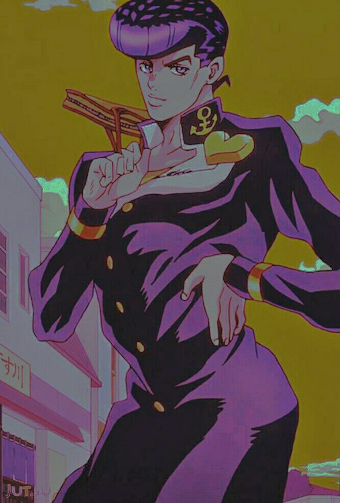 Josuke pose anime Blank Meme Template