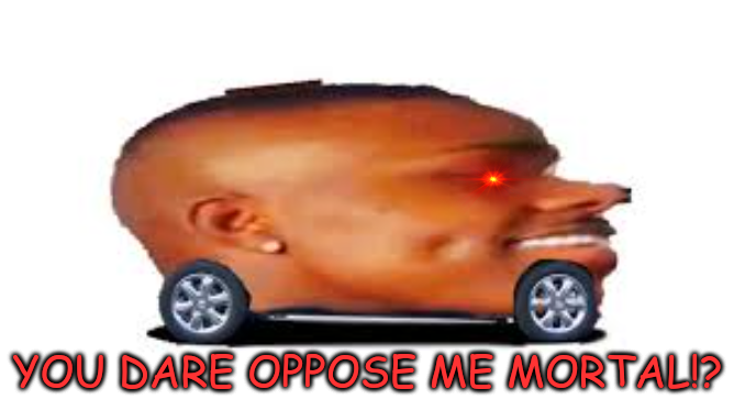 dababy you dare oppose me mortal Blank Meme Template