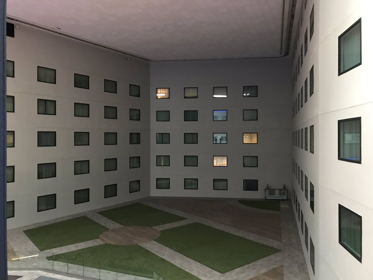 "Courtyard of Windows" [Backrooms: Level 188] Blank Meme Template