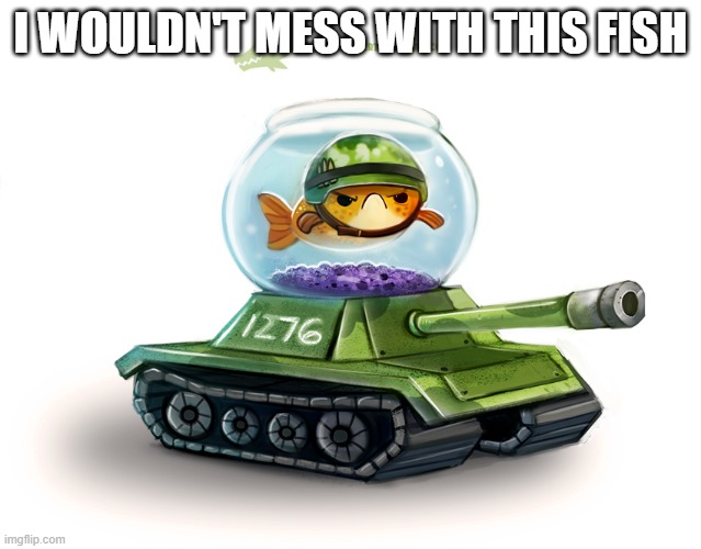 I WOULDN'T MESS WITH THIS FISH | made w/ Imgflip meme maker