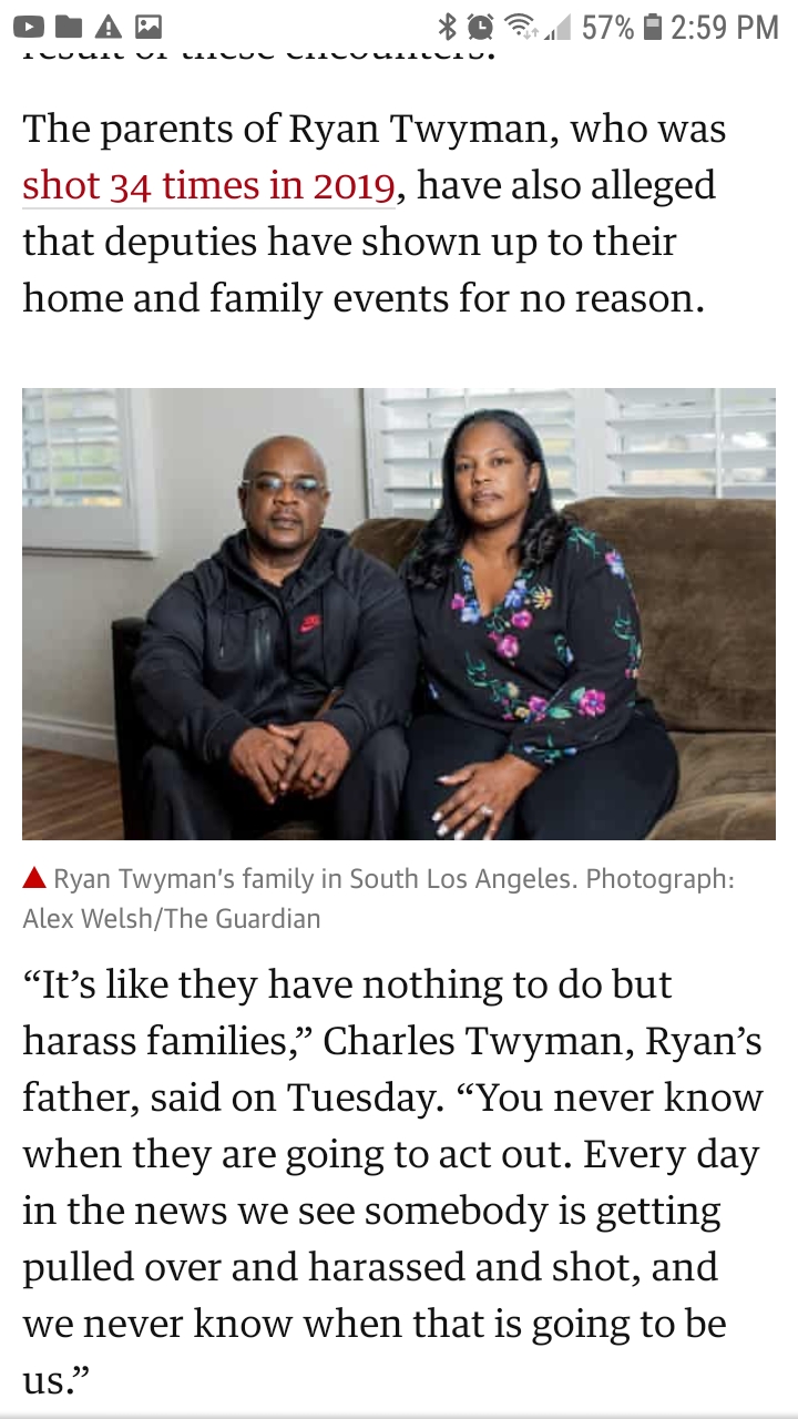 LAPD harass families of their murder victims: The Guardian 1 Blank Meme Template