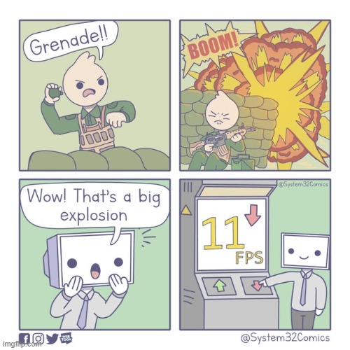 minecraft be like | image tagged in explosion,comics/cartoons | made w/ Imgflip meme maker