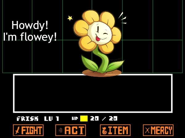F l o w e y u n d e r t a l e | Howdy! I'm flowey! | image tagged in undertale | made w/ Imgflip meme maker