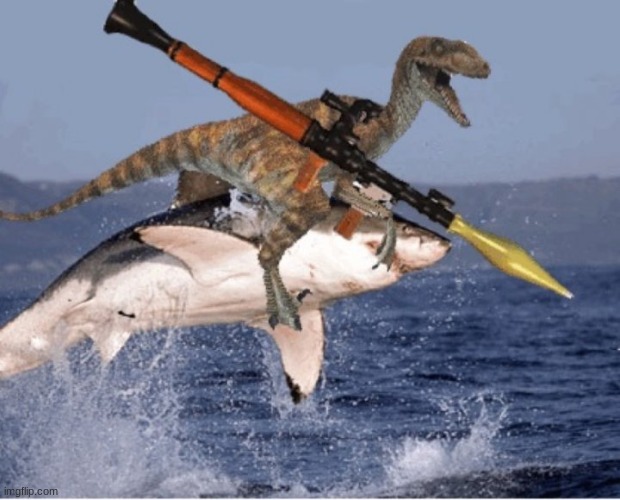 velociraptor shark rpg | image tagged in velociraptor shark rpg | made w/ Imgflip meme maker