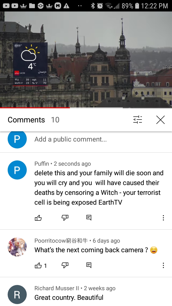 Earth TV curse for censoring me and allowing Trumpterrorists Blank Meme Template