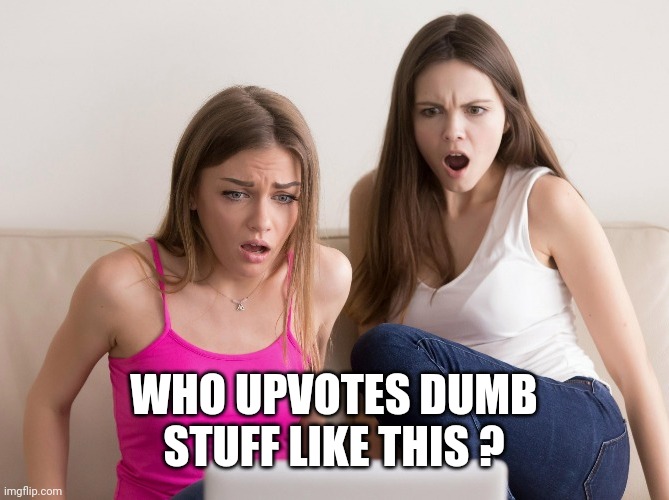 OMG | WHO UPVOTES DUMB STUFF LIKE THIS ? | image tagged in omg | made w/ Imgflip meme maker
