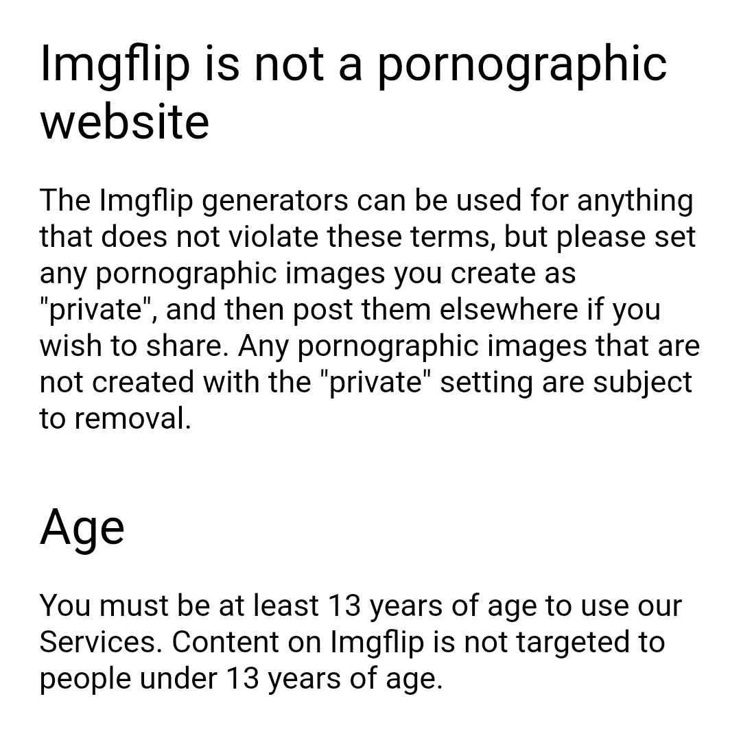 High Quality Imgflip is not a porn site Blank Meme Template