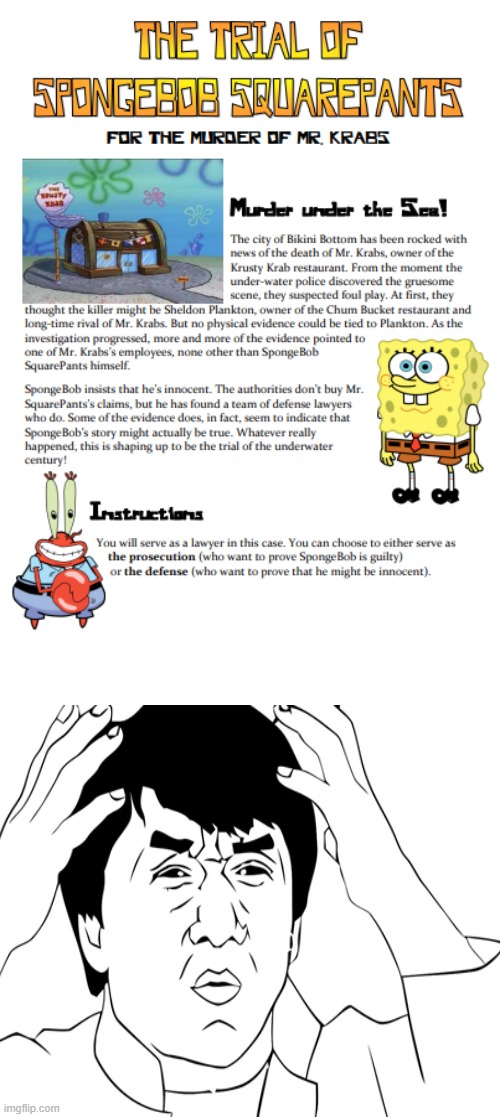 sooo i was searching up the "Spongebob whats a die?" video but i scroll down and saw this link | image tagged in murder | made w/ Imgflip meme maker