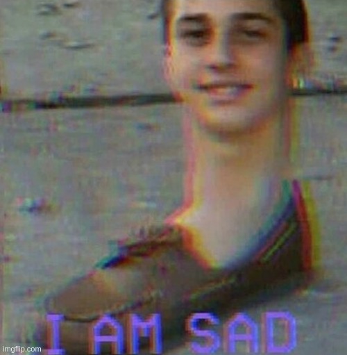 AaAAAAaaAAAAaaAaaAaaAAaaA- | image tagged in i am sad | made w/ Imgflip meme maker