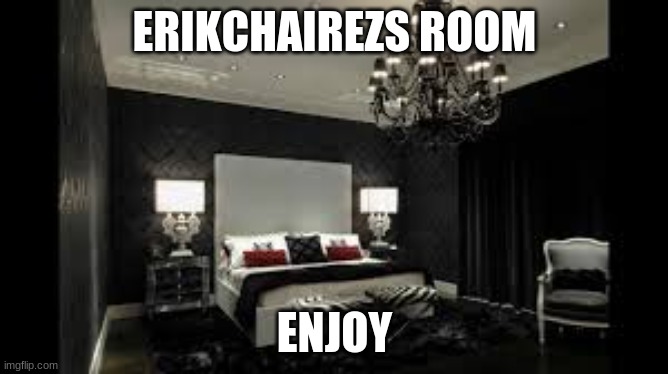 ERIKCHAIREZS ROOM; ENJOY | made w/ Imgflip meme maker