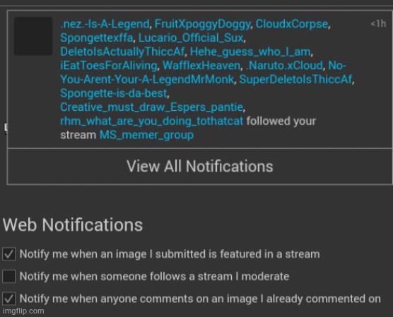 I no longer need those piece of shit notifs. | made w/ Imgflip meme maker