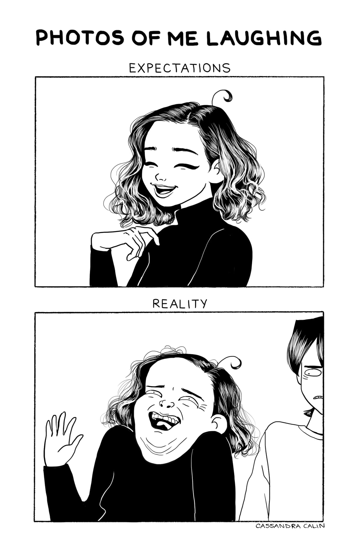 High Quality Laugh expectations Blank Meme Template