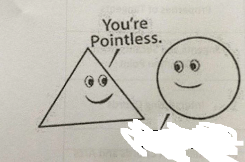 High Quality You're pointless Blank Meme Template
