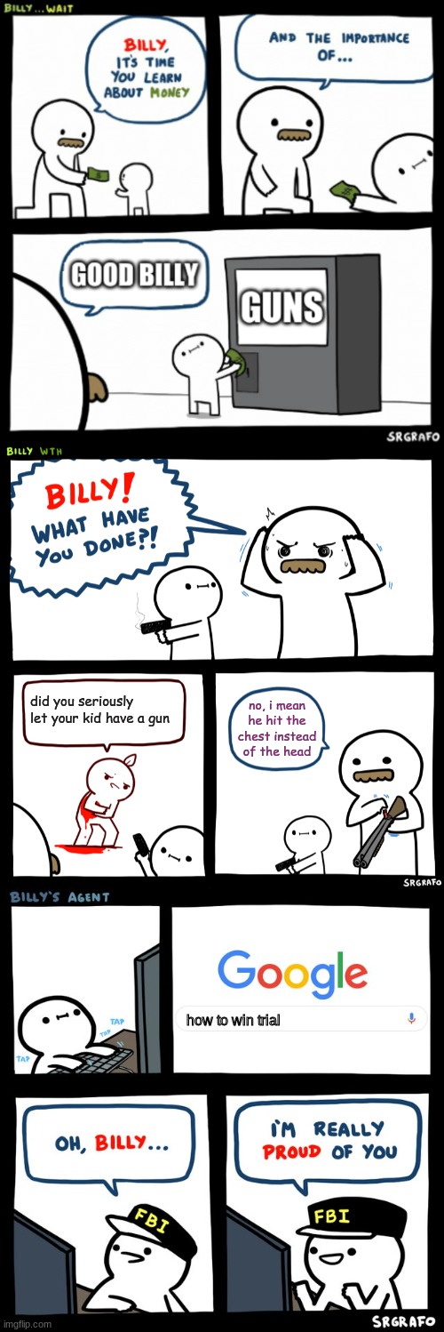 billy | how to win trial | image tagged in billys agent | made w/ Imgflip meme maker