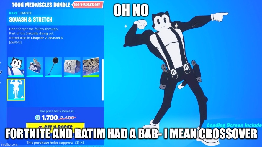 I wanna die | OH NO; FORTNITE AND BATIM HAD A BAB- I MEAN CROSSOVER | image tagged in disney killed star wars,star wars kills disney | made w/ Imgflip meme maker