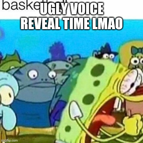 :T | UGLY VOICE REVEAL TIME LMAO | made w/ Imgflip meme maker