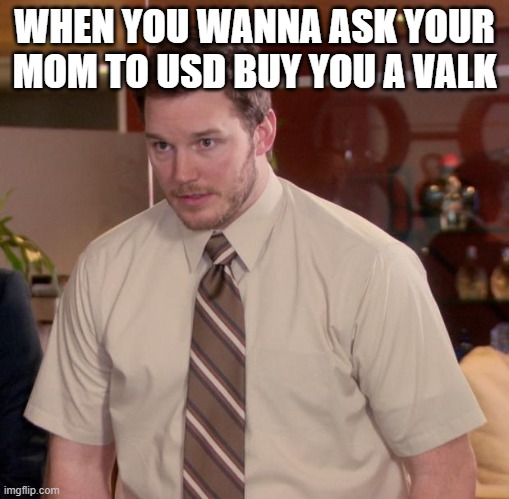 MOM PLEASE BUY MY VALK!! | WHEN YOU WANNA ASK YOUR MOM TO USD BUY YOU A VALK | image tagged in memes,afraid to ask andy,roblox,roblox meme,roblox usd,roblox rich | made w/ Imgflip meme maker