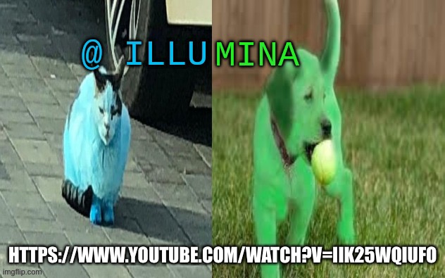 illumina new temp | HTTPS://WWW.YOUTUBE.COM/WATCH?V=IIK25WQIUFO | image tagged in illumina new temp | made w/ Imgflip meme maker