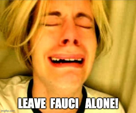 Leave Britney Alone | LEAVE  FAUCI   ALONE! | image tagged in leave britney alone | made w/ Imgflip meme maker
