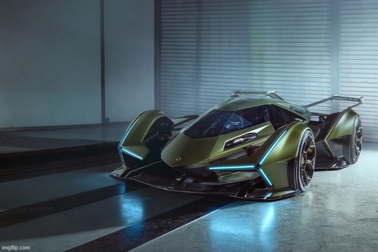 The Lamborghini Lambo V12 Vision Gran Turismo Is Virtually The Coolest Thing | made w/ Imgflip meme maker