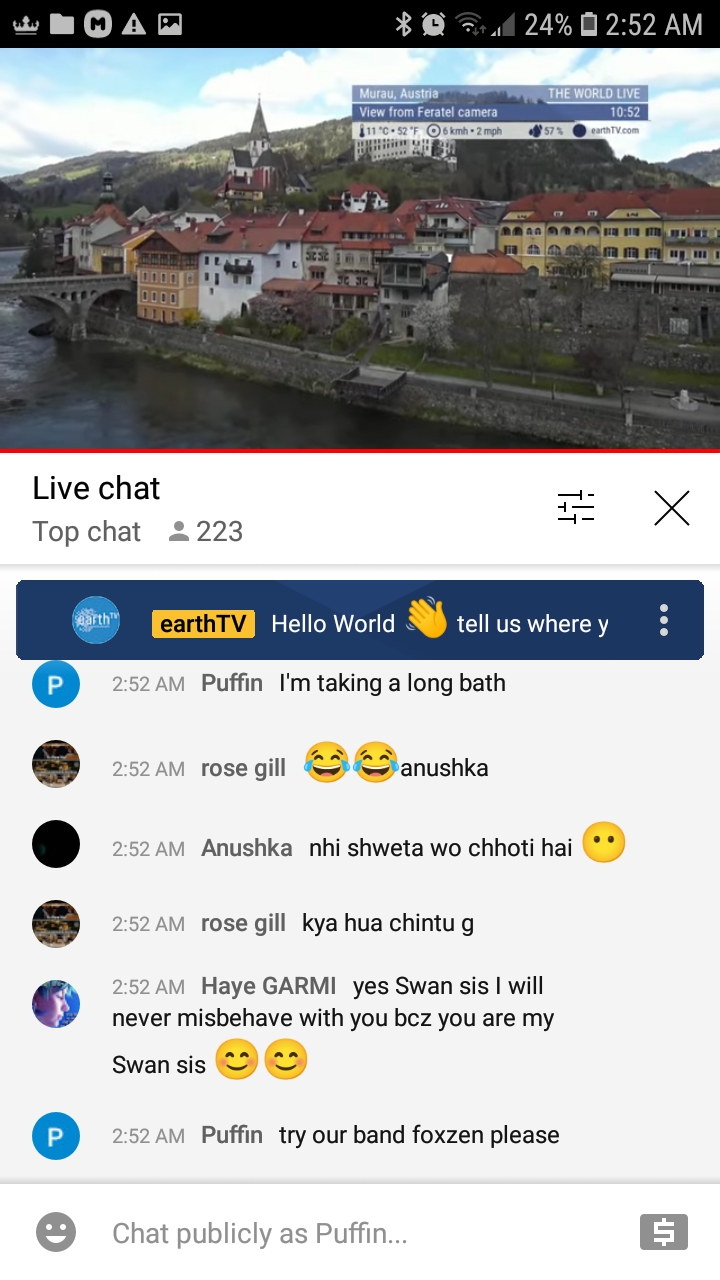 Foxzen Ad EarthTV World Livechat 2 Austria Blank Meme Template