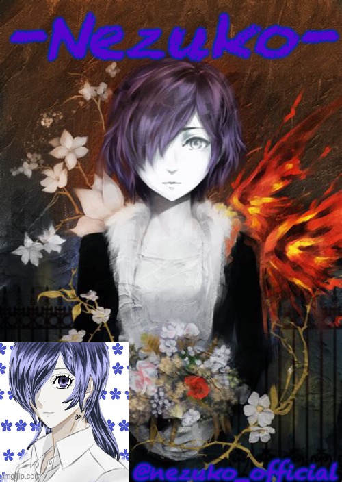 Nezuko’s Touka Template Blank Meme Template