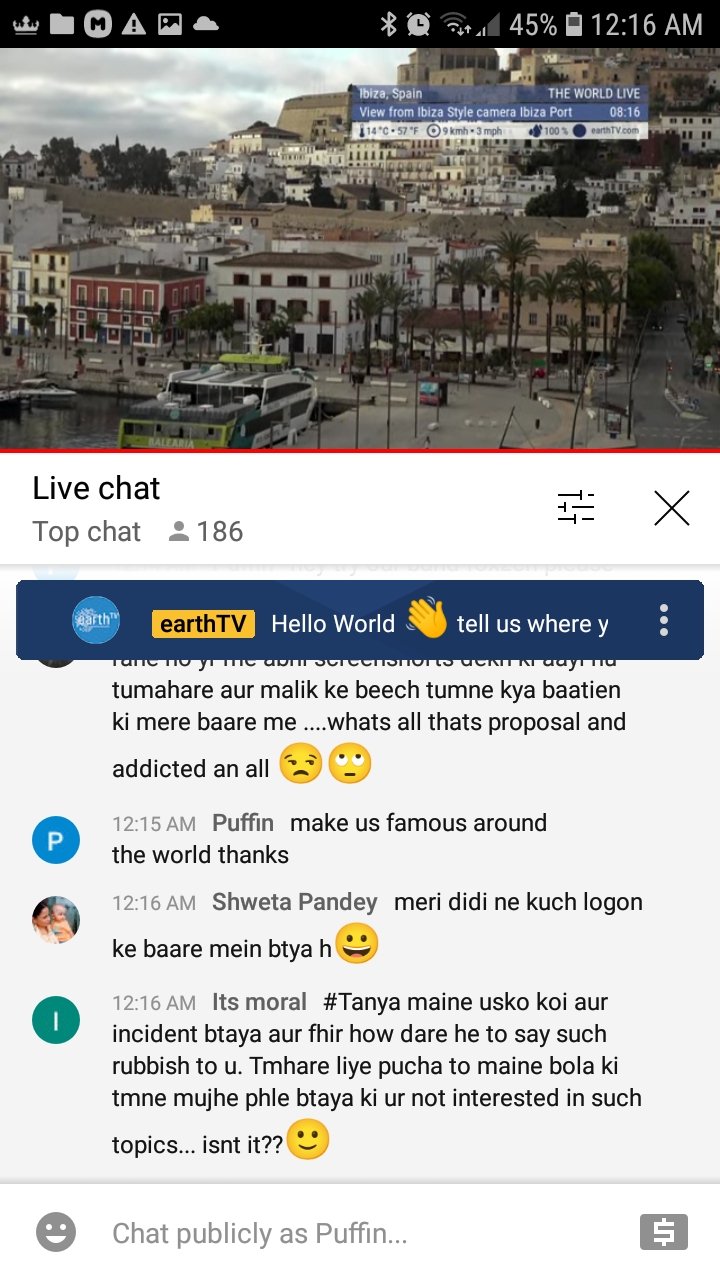 Foxzen Ad EarthTV World Livechat 20 Ibiza Spain Blank Meme Template