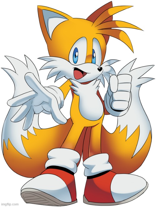tails miles prower | image tagged in tails,tails miles prower,tails the fox,sonic the hedgehog | made w/ Imgflip meme maker