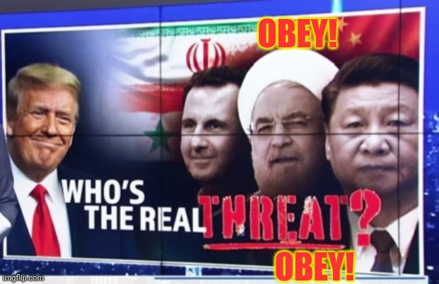 OBEY! OBEY! | made w/ Imgflip meme maker