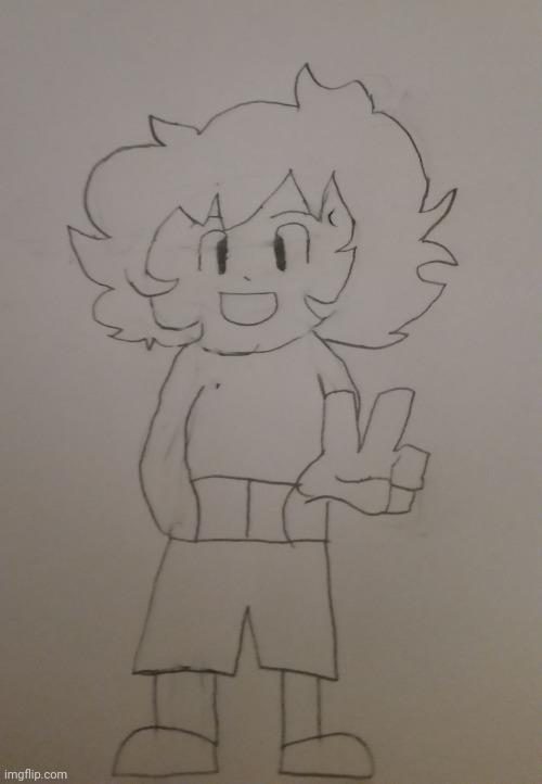 i drew my oc Cory. ye ik my anatomy sucks, don't judge | made w/ Imgflip meme maker