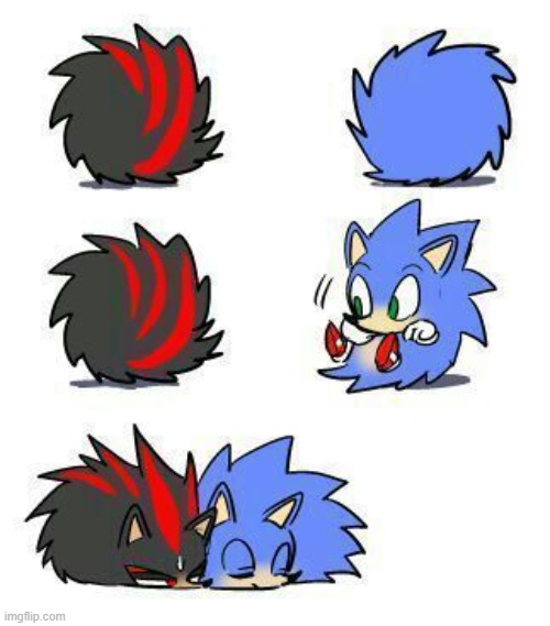 Sooooooo cute!!!!!^.^ don't ship sonadow but it really cute