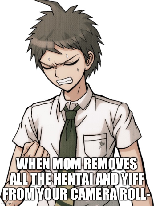 WHEN MOM REMOVES ALL THE HENTAI AND YIFF FROM YOUR CAMERA ROLL- | made w/ Imgflip meme maker